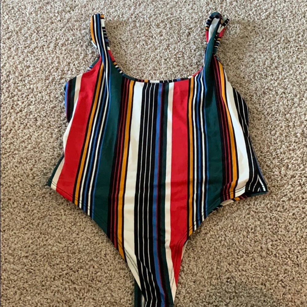 Rainbow Stripe Bodysuit